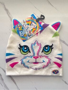 2000s Lisa Frank kitty beanie hat - SWT